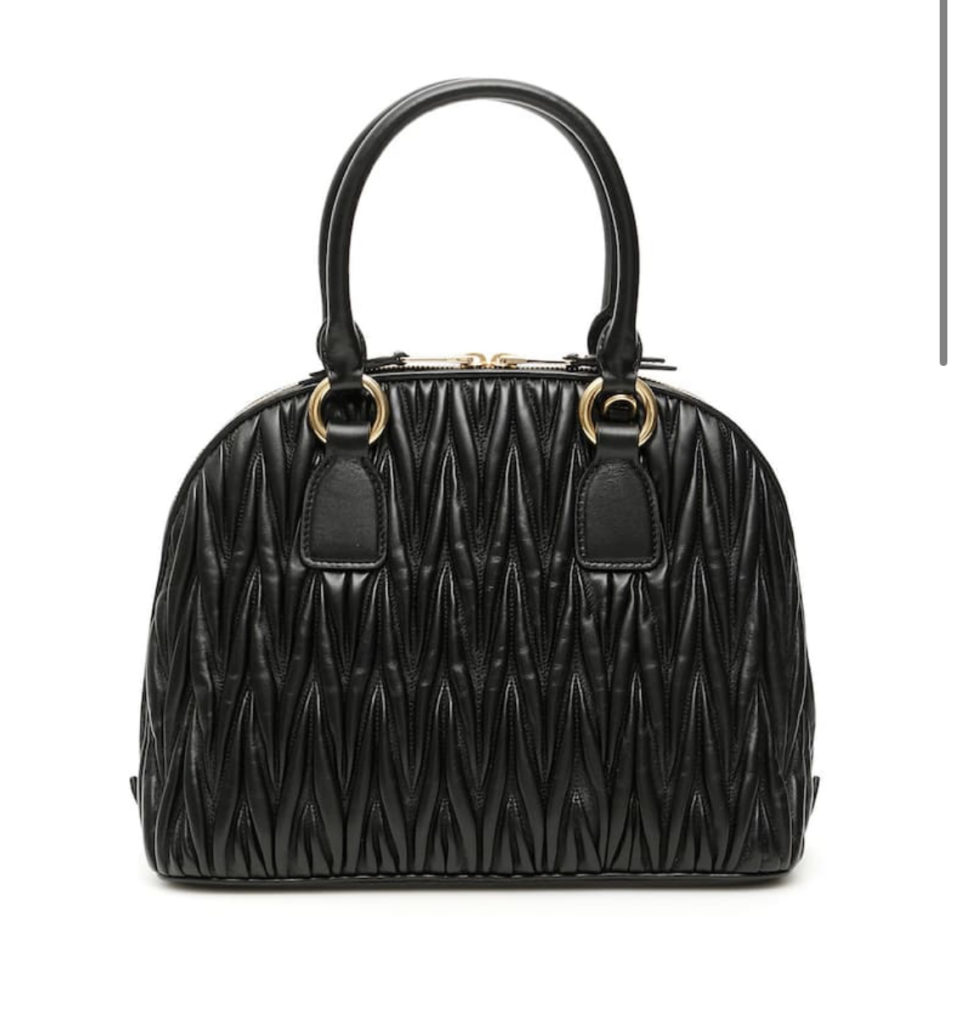 miu miu matelasse bauletto bag